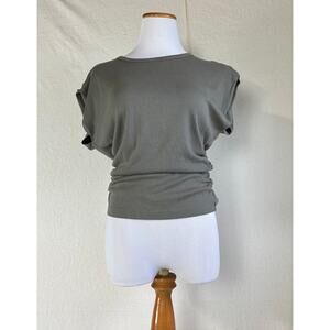 Michael Stars for Anthropologie Joni Power Shoulder Tee SZ M